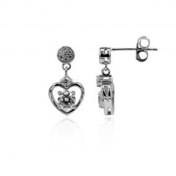 925 Silver Cubic Zirconia Earring