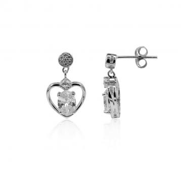 925 Silver Cubic Zirconia Earring