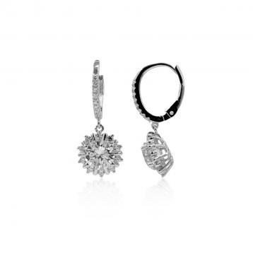 925 Silver Cubic Zirconia Earring