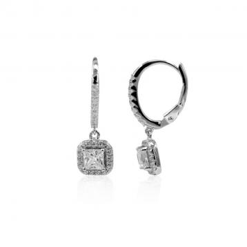 925 Silver Cubic Zirconia Earring