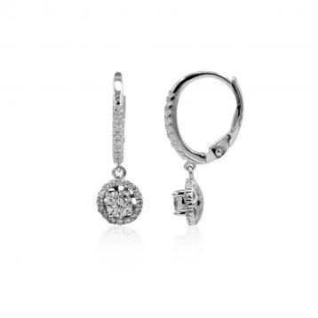 925 Silver Cubic Zirconia Earring