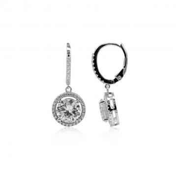 925 Silver Cubic Zirconia Earring