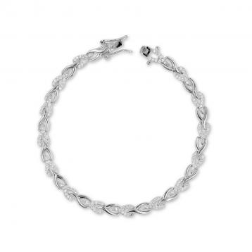 925 Silver Cubic Zirconia Bracelet