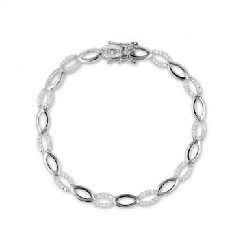 925 Silver Cubic Zirconia Bracelet