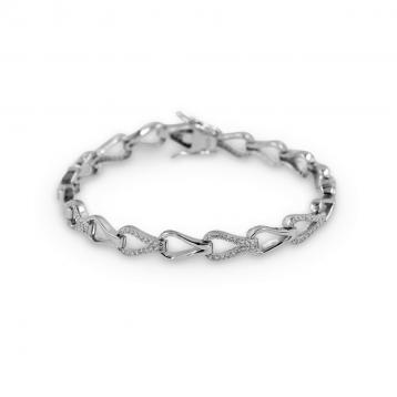 925 Silver Cubic Zirconia Bracelet