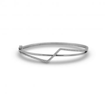 925 Silver Cubic Zirconia Bangle