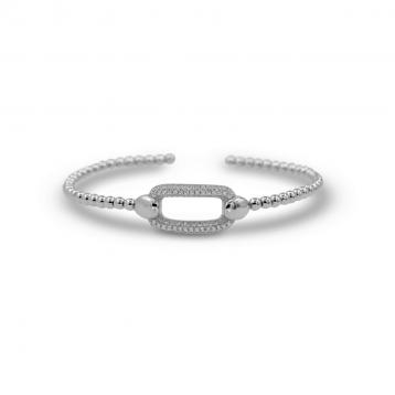 925 Silver Cubic Zirconia Bangle