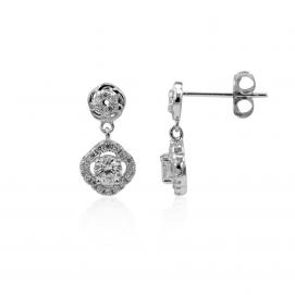 925 Silver Cubic Zirconia Earring