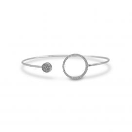925 Silver Cubic Zirconia Bangle