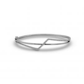 925 Silver Cubic Zirconia Bangle