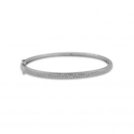 925 Silver Cubic Zirconia Bangle
