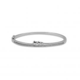 925 Silver Cubic Zirconia Bangle