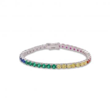 925 Silver Cubic Zirconia Bracelet