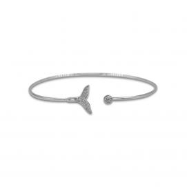 925 Silver Cubic Zirconia Bangle