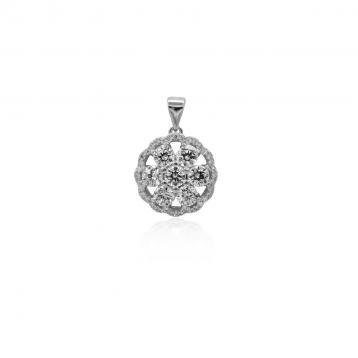 925 Silver Cubic Zirconia Pendant