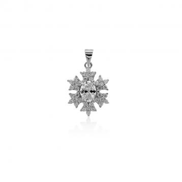 925 Silver Cubic Zirconia Pendant