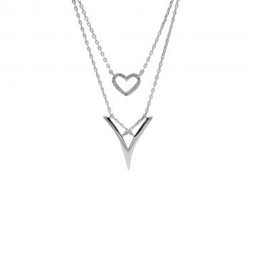 925 Silver Cubic Zirconia Necklace