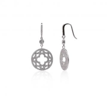 925 Silver Cubic Zirconia Earring