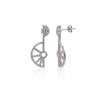 925 Silver Cubic Zirconia Earring