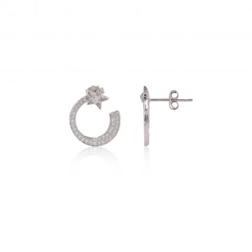 925 Silver Cubic Zirconia Earring