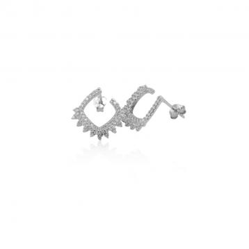 925 Silver Cubic Zirconia Earring