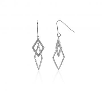 925 Silver Cubic Zirconia Earring