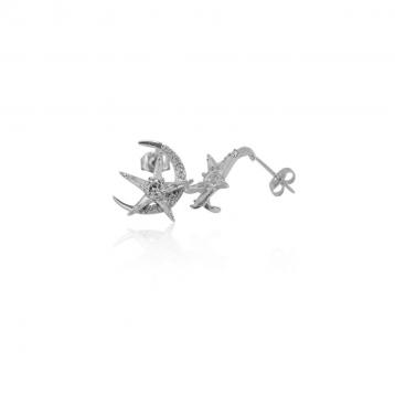 925 Silver Cubic Zirconia Earring