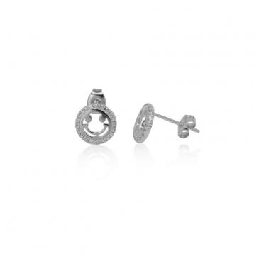 925 Silver Cubic Zirconia Earring