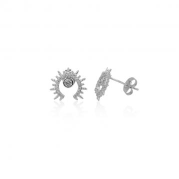 925 Silver Cubic Zirconia Earring