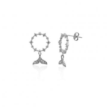 925 Silver Cubic Zirconia Earring