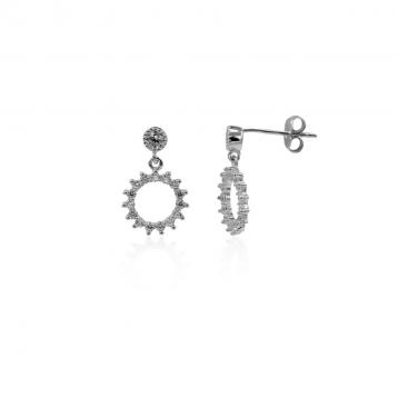 925 Silver Cubic Zirconia Earring