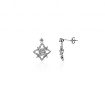 925 Silver Cubic Zirconia Earring