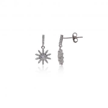 925 Silver Cubic Zirconia Earring