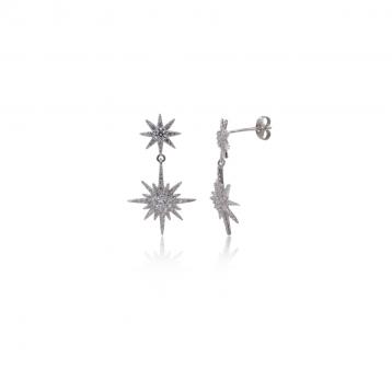 925 Silver Cubic Zirconia Earring