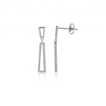 925 Silver Cubic Zirconia Earring