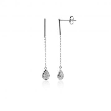 925 Silver Cubic Zirconia Earring