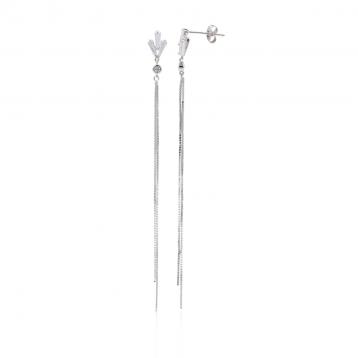 925 Silver Cubic Zirconia Earring