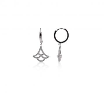 925 Silver Cubic Zirconia Earring