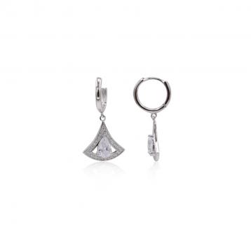 925 Silver Cubic Zirconia Earring