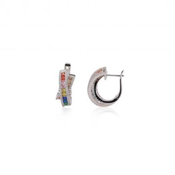 925 Silver Cubic Zirconia Earring