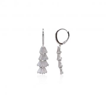 925 Silver Cubic Zirconia Earring