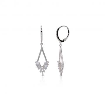 925 Silver Cubic Zirconia Earring