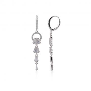 925 Silver Cubic Zirconia Earring