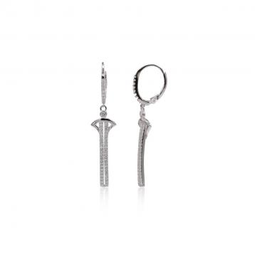 925 Silver Cubic Zirconia Earring