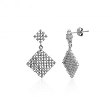 925 Silver Cubic Zirconia Earring
