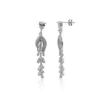925 Silver Cubic Zirconia Earring