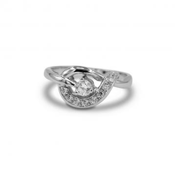 925 Silver Cubic Zirconia Ring