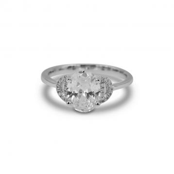 925 Silver Cubic Zirconia Ring