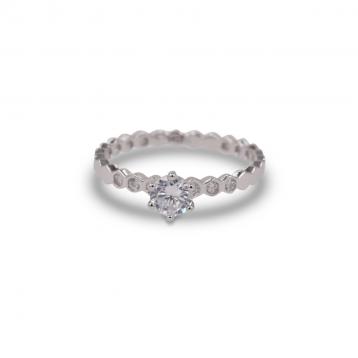 925 Silver Cubic Zirconia Ring