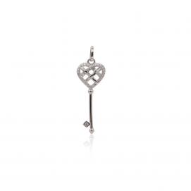 925 Silver Cubic Zirconia Pendant